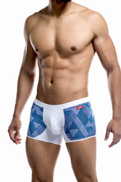 Hunk² Blue/White Apollo Vague² Boxer Trunk thumbnail 1