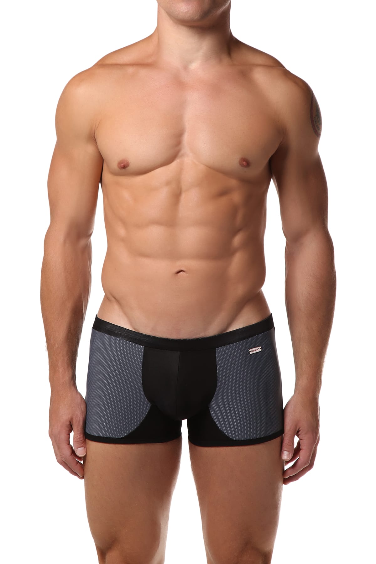 Hunk² Grey/Black Apollo Smoke² Boxer Trunk