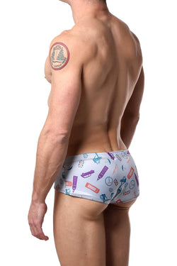 Hunk² Lavender-Grey Alphae Londres² Swim Brief thumbnail 2