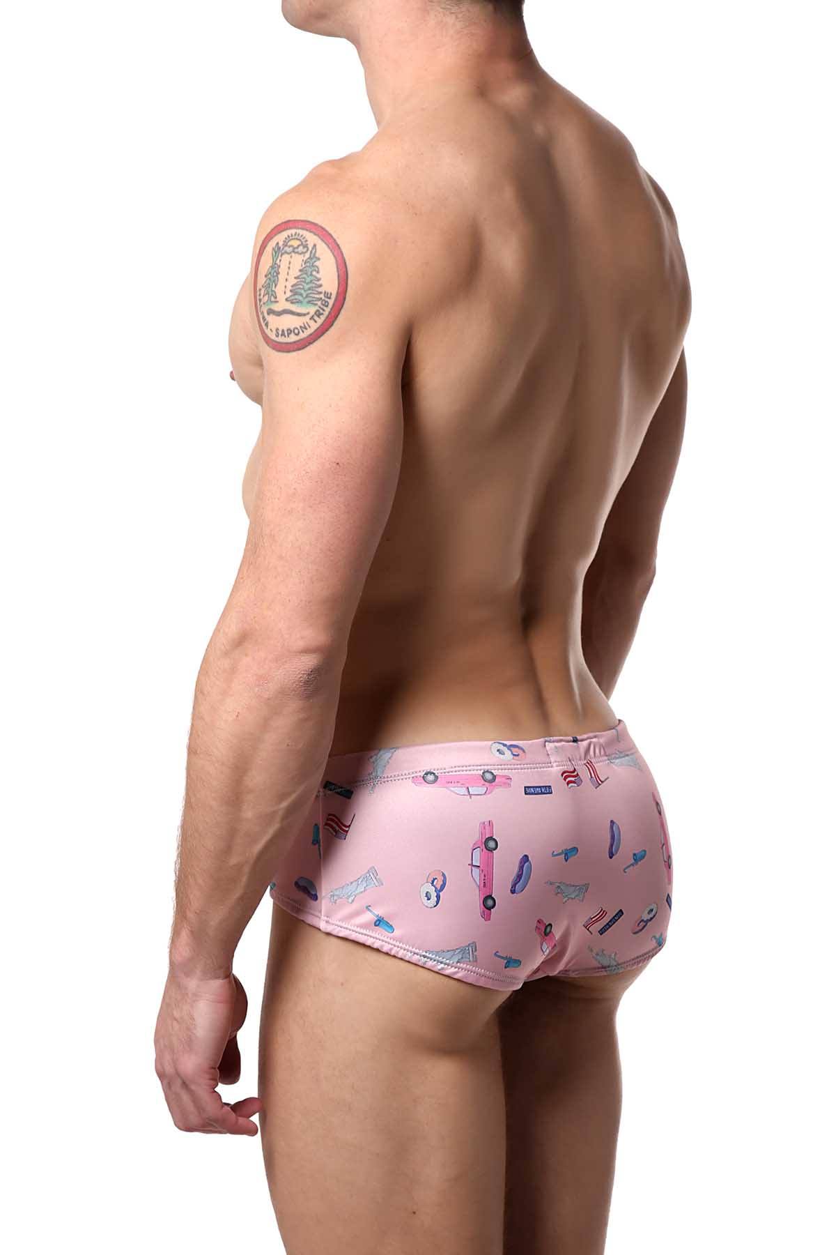 Hunk² Pink Alphae York² Swim Brief