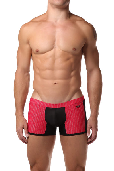 Hunk² Red/Black Apollo Feu² Boxer Trunk