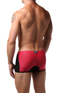 Hunk² Red/Black Apollo Feu² Boxer Trunk thumbnail 2