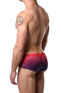Hunk² Red/Navy Alphae Aube² Swim Brief thumbnail 2