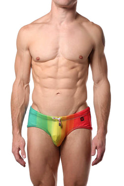 Hunk² Red/Yellow/Green Alphae Lumiere² Swim Brief thumbnail 1
