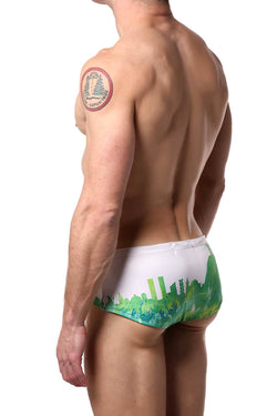 Hunk² White/Green Alphae Carioca² Swim Brief thumbnail 2