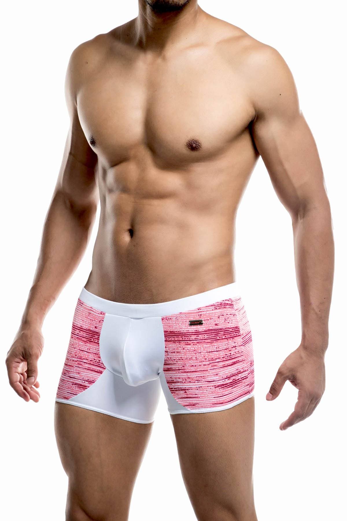 Hunk² White/Pink Apollo Cerise² Boxer Trunk