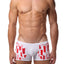 Hunk² White/Red/Pink Apollo Roux² II Boxer Trunk