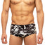 Hunk2 Black Fellini Alligatore Swim Trunks