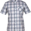 Hurley Aqua Landfall Plaid Pocket Shirt