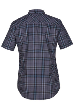 Hurley Charcoal/Black Landfall Plaid Pocket Shirt thumbnail 3