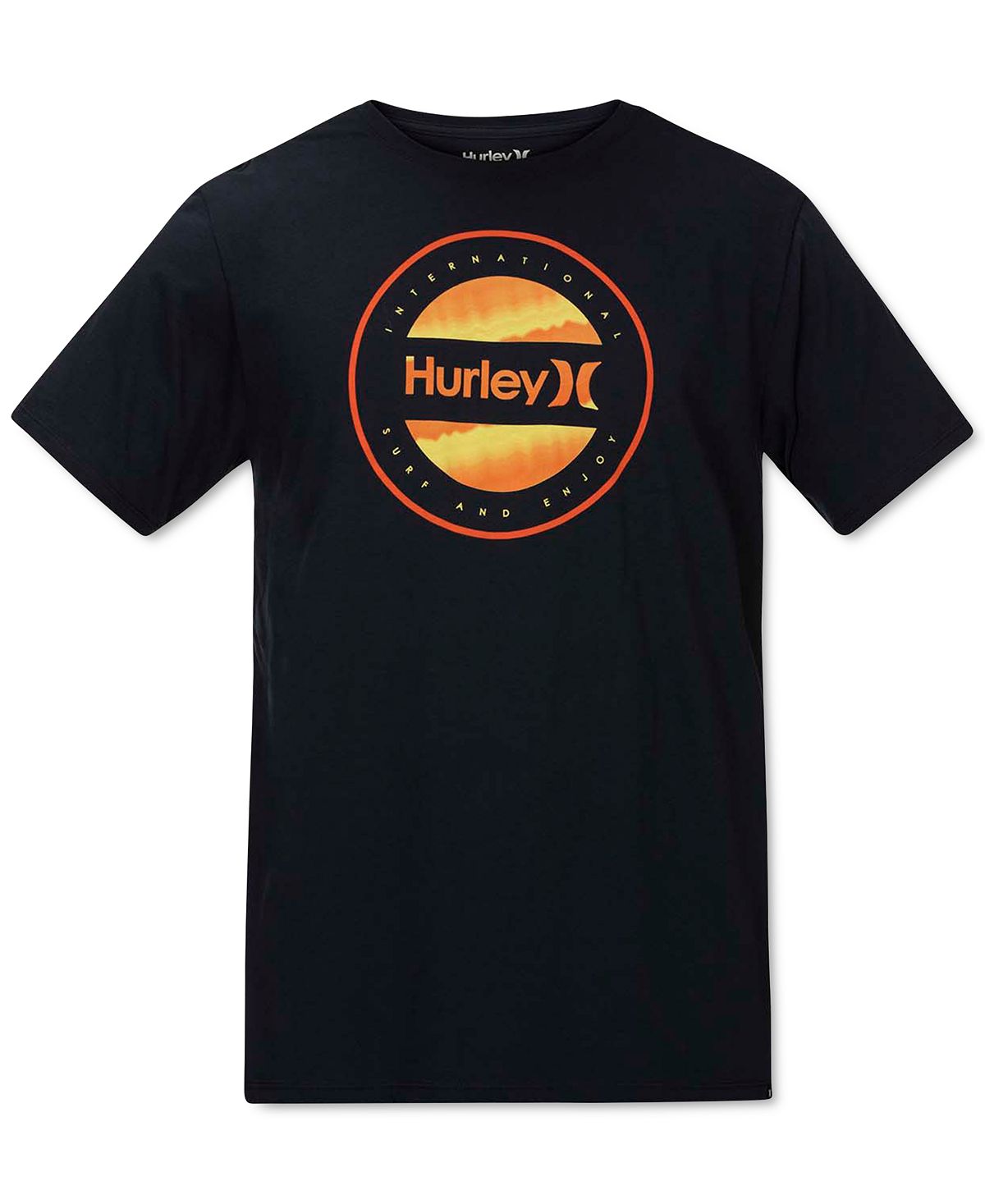 Hurley Circular Logo T-shirt Obsidian