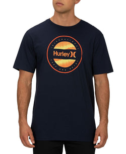 Hurley Circular Logo T-shirt Obsidian thumbnail 3