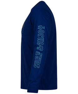Hurley Core Pennant Graphic T-shirt Deep Royal Blue thumbnail 3
