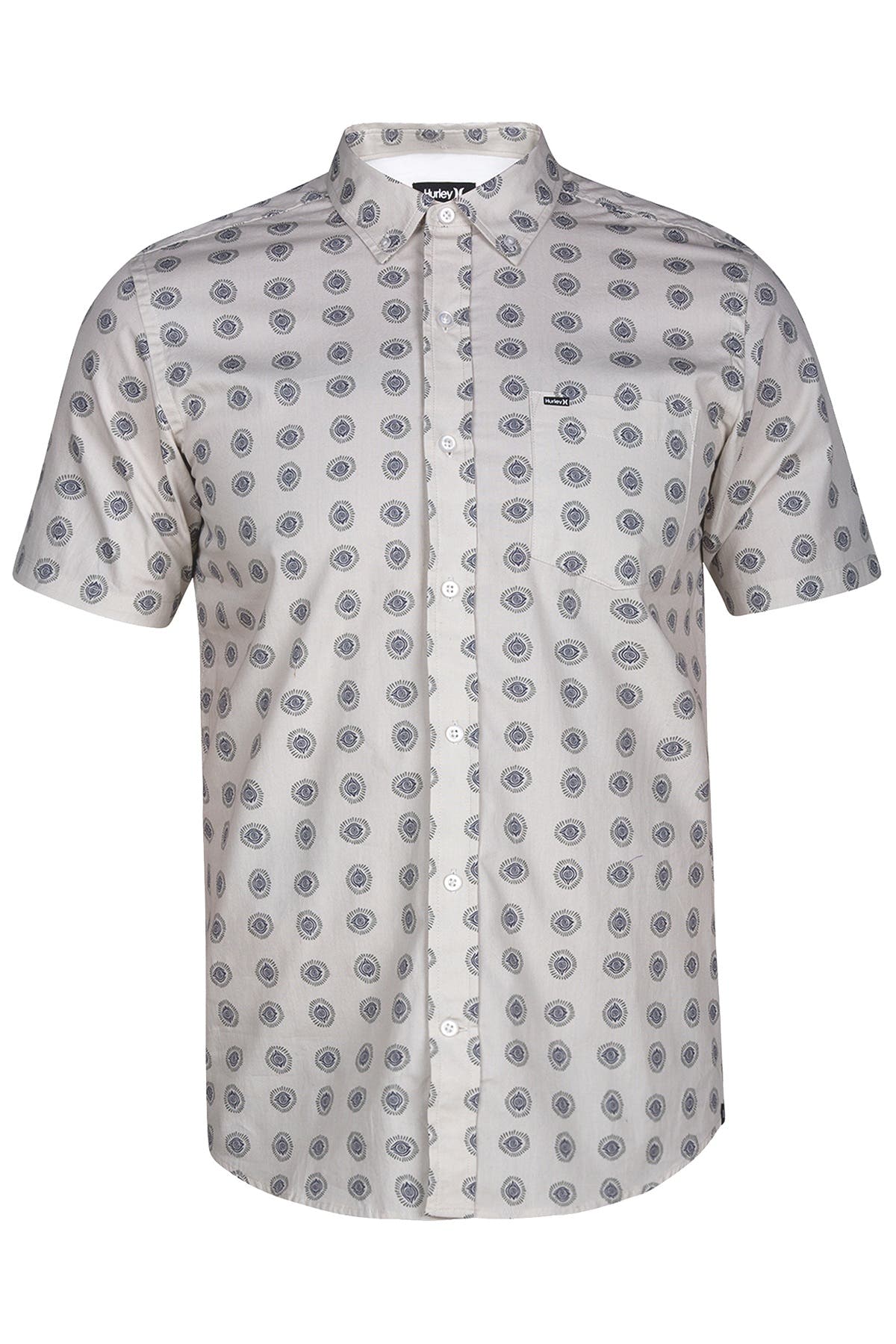 Hurley Light Bone Printed Beholder Shirt