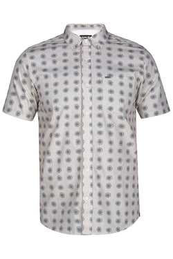 Hurley Light Bone Printed Beholder Shirt thumbnail 1
