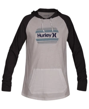 Hurley Men's One and Only Hooded Sweatshirt white/black heather