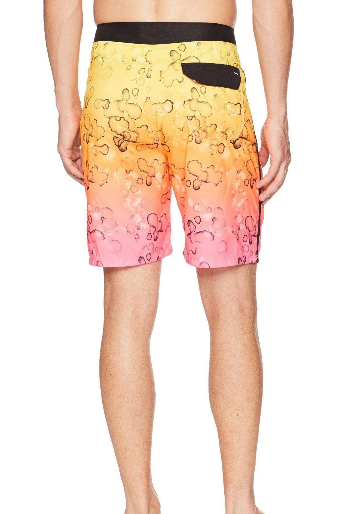 Hurley Orange Splatter-Grain 20" Board Short