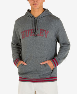Hurley Pullover Varsity Hoodie Charcoal thumbnail 2