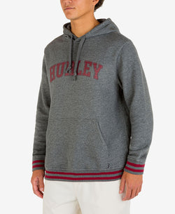 Hurley Pullover Varsity Hoodie Charcoal thumbnail 3