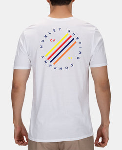 Hurley Sail Bait Graphic T-shirt White thumbnail 1