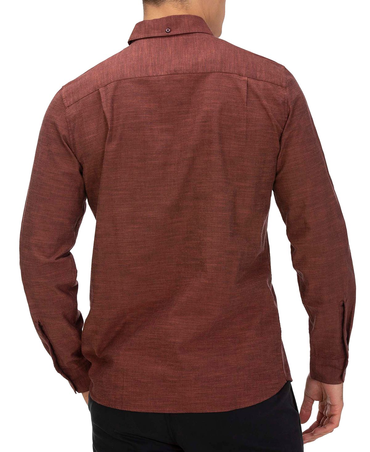Hurley Solid Button-down Shirt Mahogany