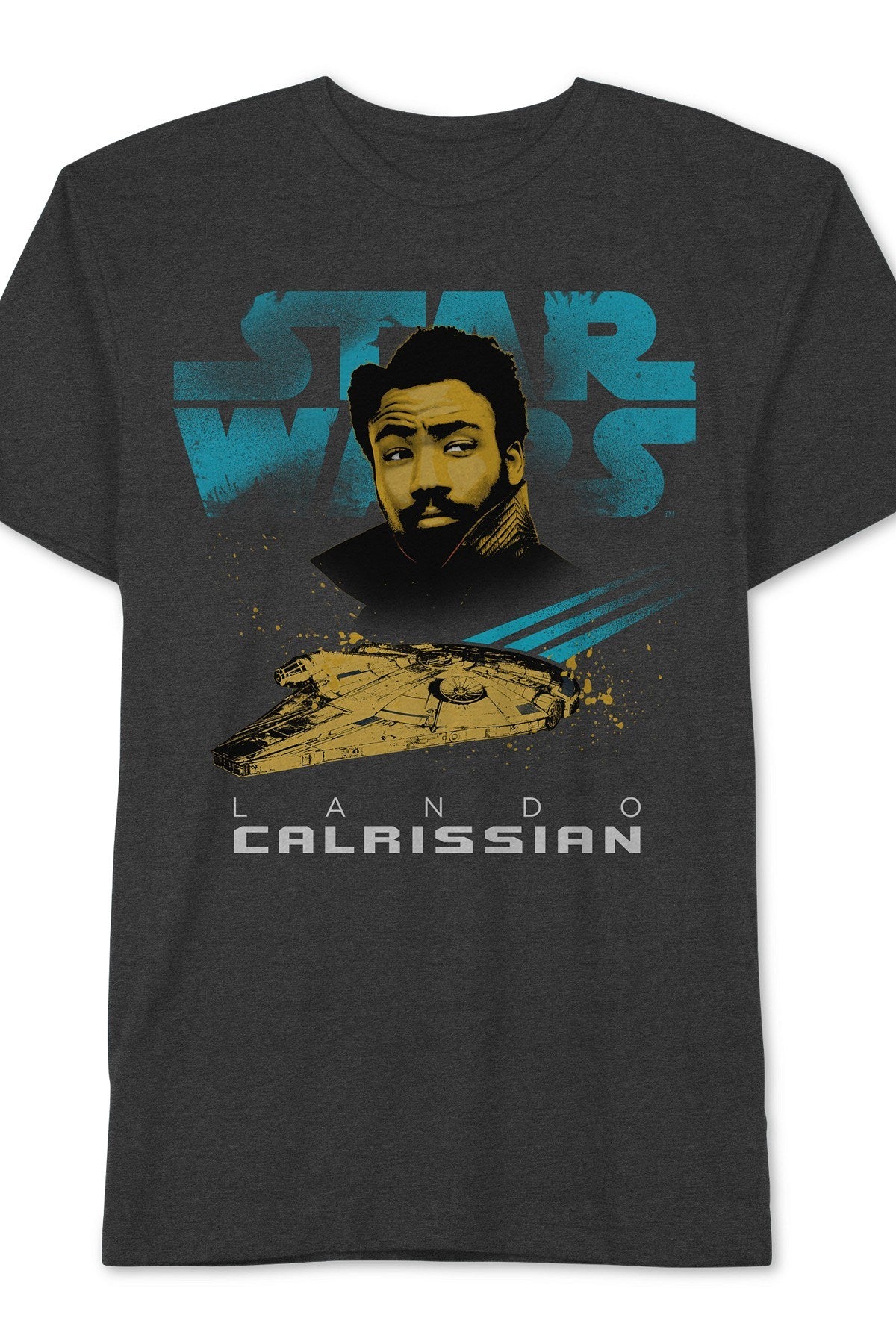 Hybrid Apparel Dark Grey Lando Calrissian Men's T-Shirt