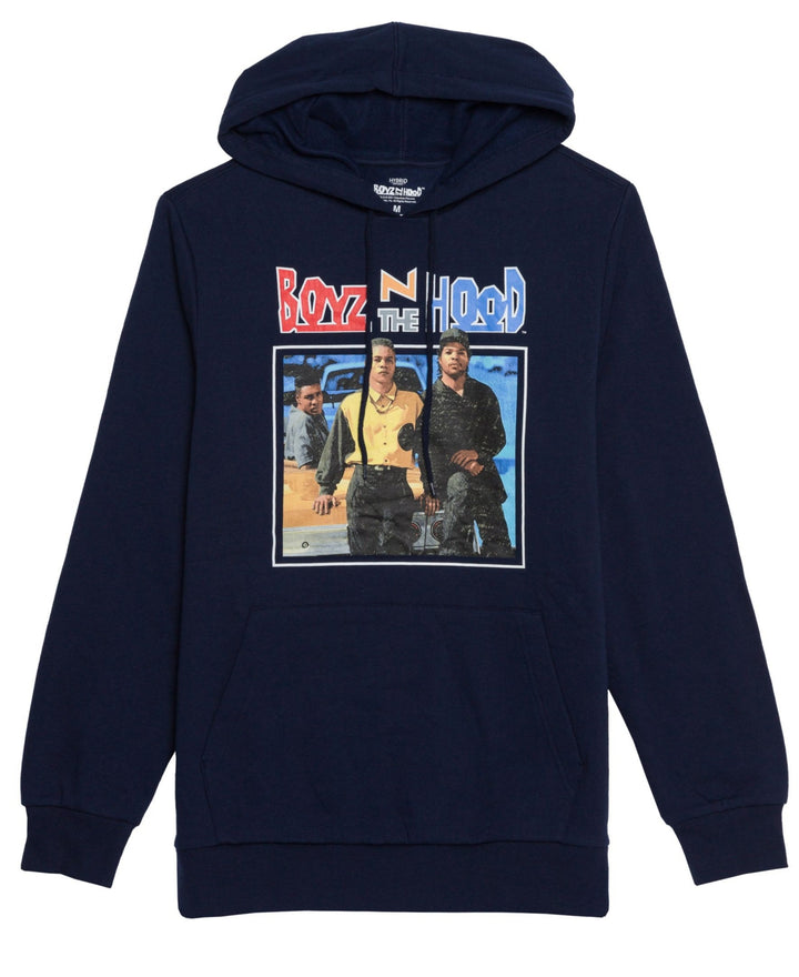 Hybrid Apparel Men's Boyz Photo Hooded Fleece Sweatshirt