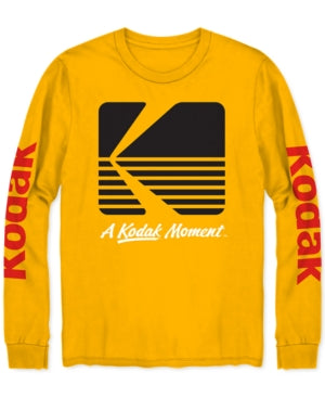 Hybrid Kodak Men's Long Sleeve Graphic T-Shirt