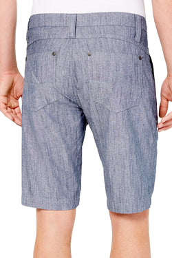 I.N.C International Concepts Basic-Navy Flat-Front Stretch Short thumbnail 2