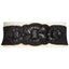 INC International Concepts Black Lace-Stone Stretch Belt