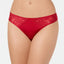 INC International Concepts Cherry Red Smooth Lace Thong