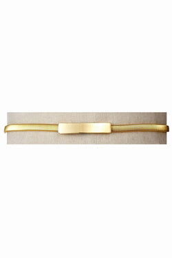 INC International Concepts Gold Cobra Stretch Chain Belt thumbnail 2