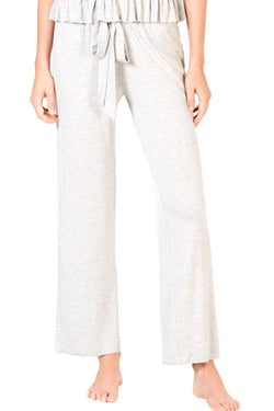 INC International Concepts Heather Grey Ultra Soft Knit Ruching Lounge Pant thumbnail 2