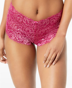 INC International Concepts Lace Boyshort in Festival Fuchsia thumbnail 3