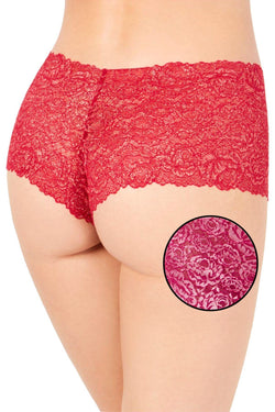 INC International Concepts Lace Boyshort in Festival Fuchsia thumbnail 2