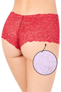 INC International Concepts Lace Boyshort in Fresh Iris thumbnail 2