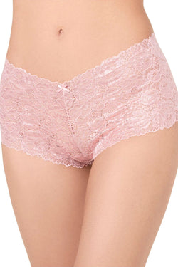 INC International Concepts Lace Boyshort in Rose thumbnail 1