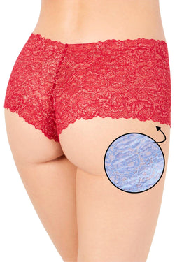 INC International Concepts Lace Boyshort in Yacht Blue thumbnail 2