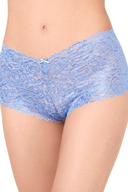 INC International Concepts Lace Boyshort in Yacht Blue thumbnail 1
