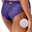 INC International Concepts Lavender Fog Shimmer Lace Back Hipster
