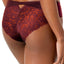 INC International Concepts Lush Plum Lace Back Hipster