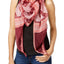 INC International Concepts Pink Folk-Print Triangle Scarf