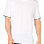 INC International Concepts Pure White Colorblocked Layered-Look T-Shirt