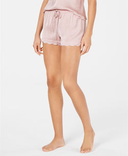 INC International Concepts Scalloped Hem Short in Sandy Blush thumbnail 3