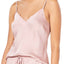 INC International Concepts Scalloped Neck Satin Camisole in Sandy Blush