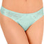 INC International Concepts Smooth Lace Thong in Blue Light