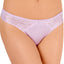 INC International Concepts Smooth Lace Thong in Fresh Iris