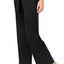 INC International Concepts Ultra Soft Knit Ruching Lounge Pant in Deep Black