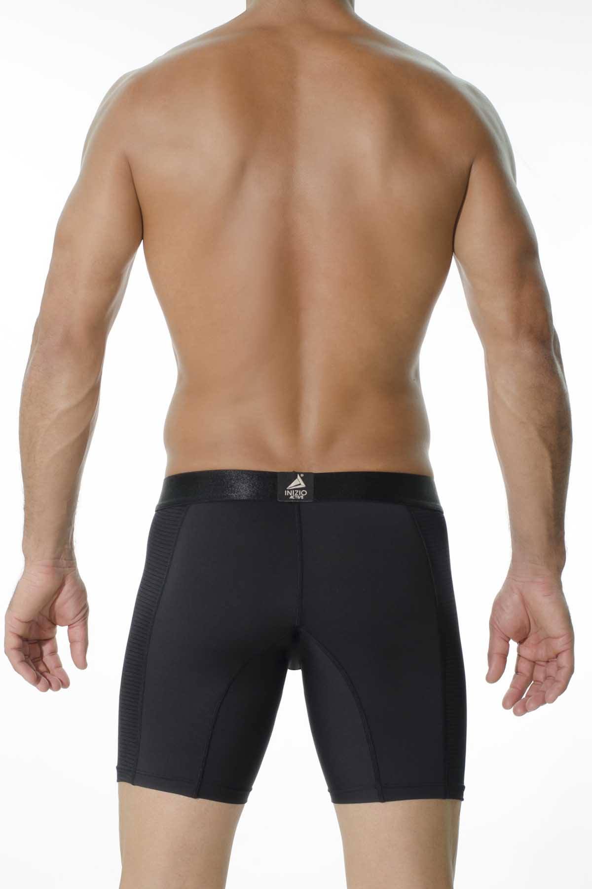 INIZIO Black Ocam Microfiber Boxer Brief