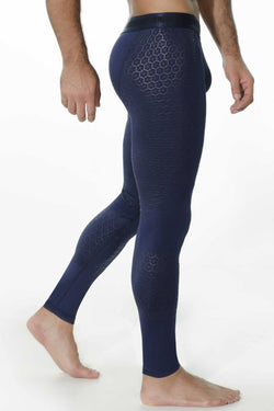 INIZIO Blue Linve Microfiber Athletic Pant thumbnail 2